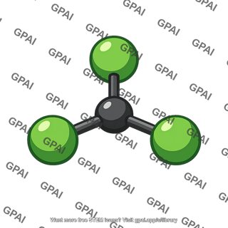 Trigonal planar molecule