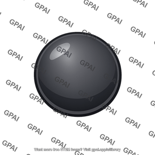 Carbon element sphere 3d