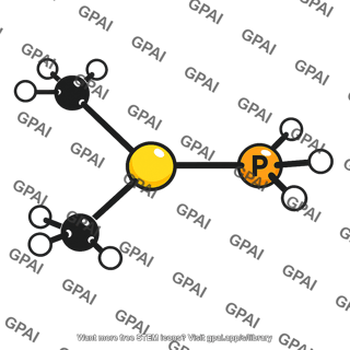 Trimethylgold phosphine