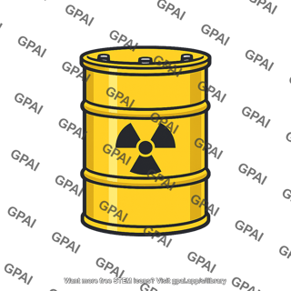 Radioactive nuclear waste