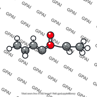 Ethyl butyrate molecule 3d