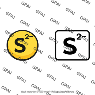 Sulfide ion 2 minus
