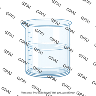 Beaker with liquid