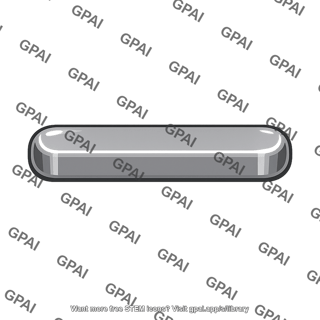 Glossy grey button