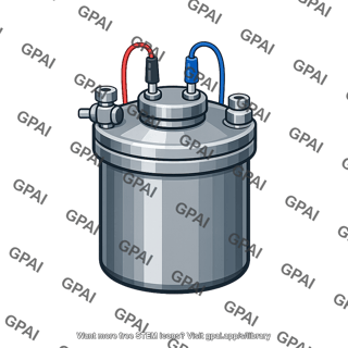 Bomb calorimeter vessel