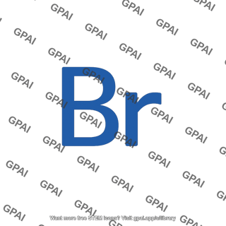 Bromine atom symbol