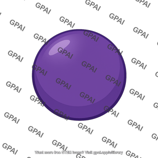 Rubidium atom sphere