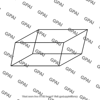 Monoclinic lattice unit cell