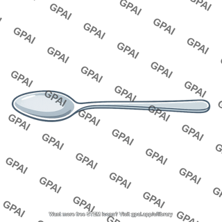 Stainless steel spoon