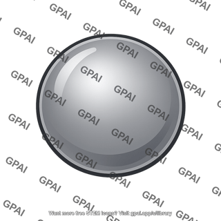 Grey sphere