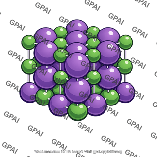 Rubidium chloride crystal