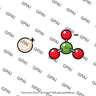 Potassium chlorate ionic structure