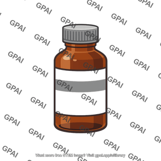 Brown medicine bottle