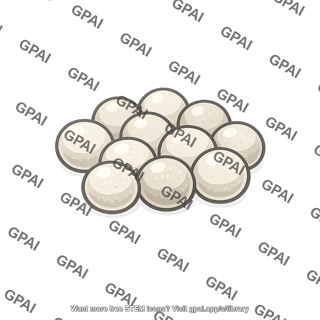 Fertilizer granule cluster