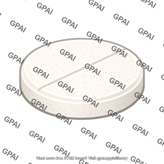 Calcium carbonate antacid tablet
