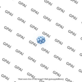 Blue sphere cluster