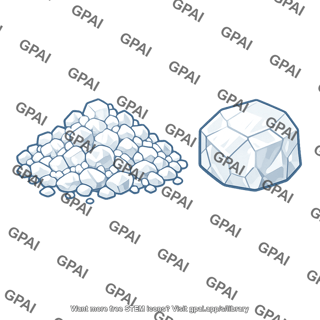 Ammonium nitrate crystal