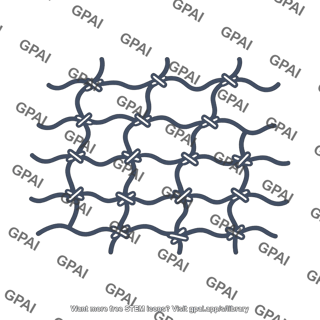 Cross linked polymer network