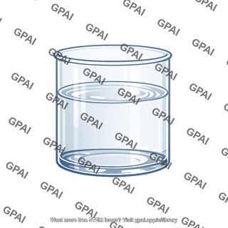 Beaker with liquid