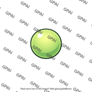 Fluorine atom sphere