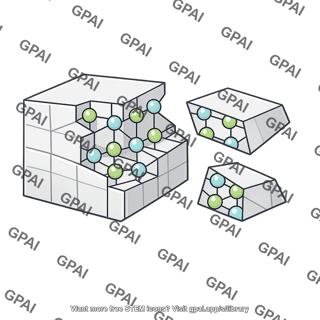 Ionic crystal cleaved
