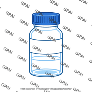 Buffer solution bottle