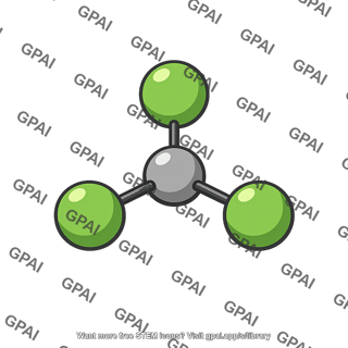 Trigonal planar molecule