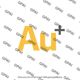 Gold plus ion