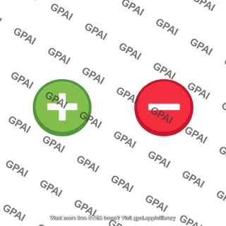 Plus and minus buttons