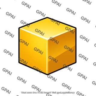 Gold cube