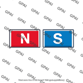 Bar magnet pole pair