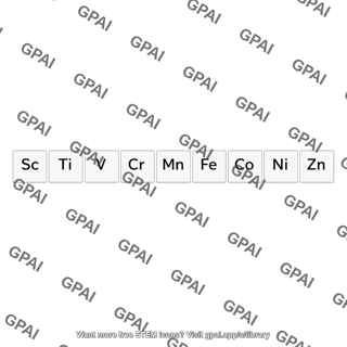 Period 4 transition metal series