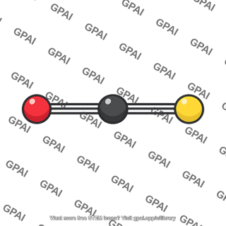 Carbonyl sulfide molecule