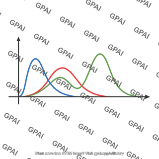 Radial probability density graph