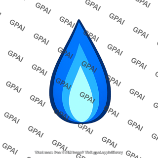 Natural gas flame
