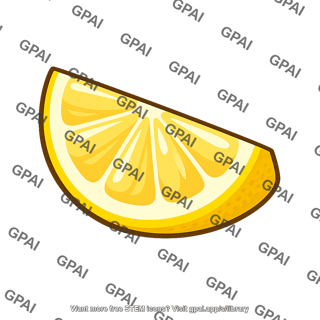 Lemon wedge