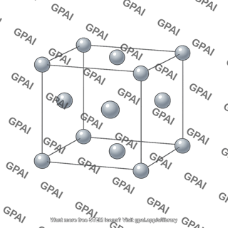 Face centered cubic lattice