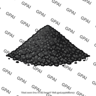 Black powdery solid