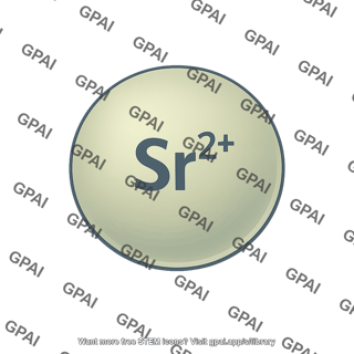 Strontium ion 2plus