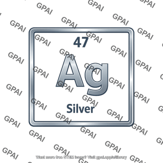 Silver element tile