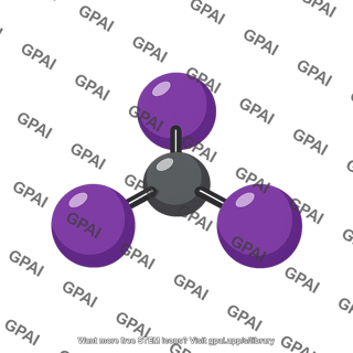 Bismuth triiodide molecule