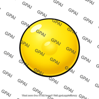 Sulfur atom sphere