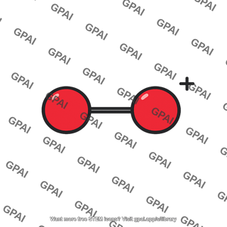 Diatomic molecule oxygen cation