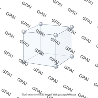 Simple cubic unit cell