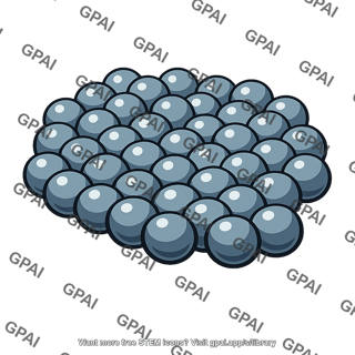 Amorphous solid atomic structure