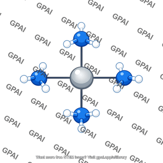 Tetraammineplatinum complex square planar