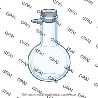 Round bottom flask with stopper