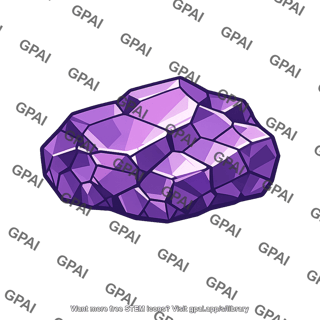 Purple crystal