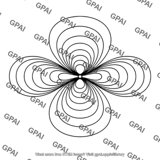 Hydrogen atomic orbital contour