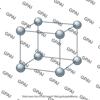 Polonium primitive cubic unit cell